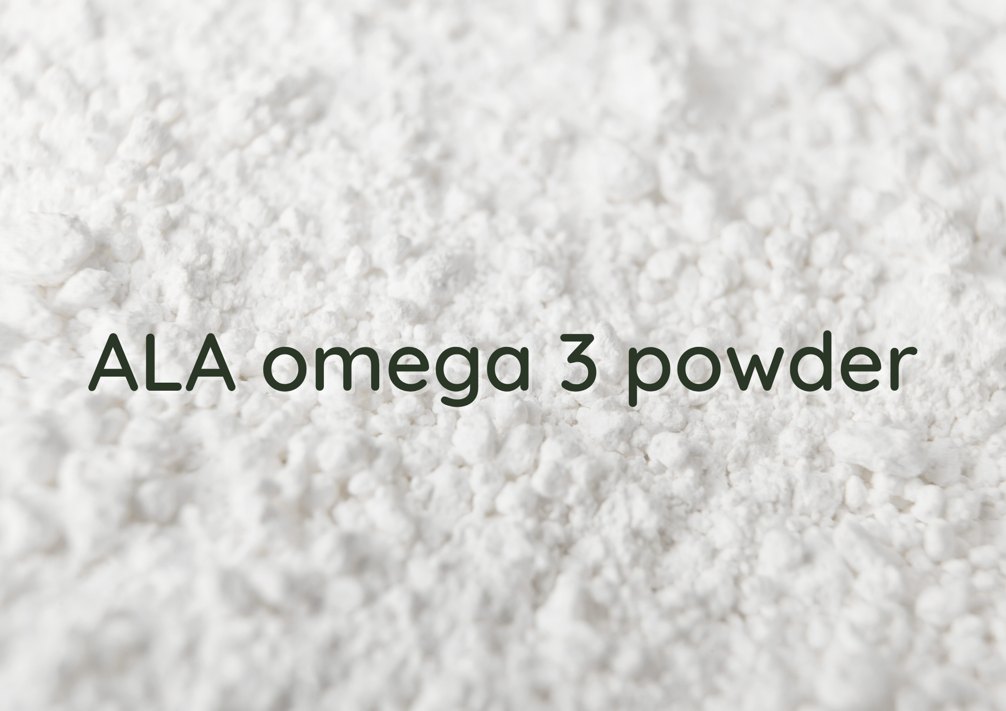 Omega 3 powder